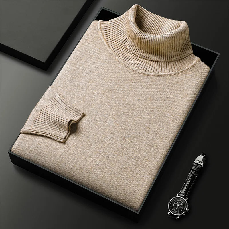 Cashmere blend turtleneck sweater