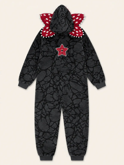 Venus Flytrap Hooded Halloween Onesie Pajamas