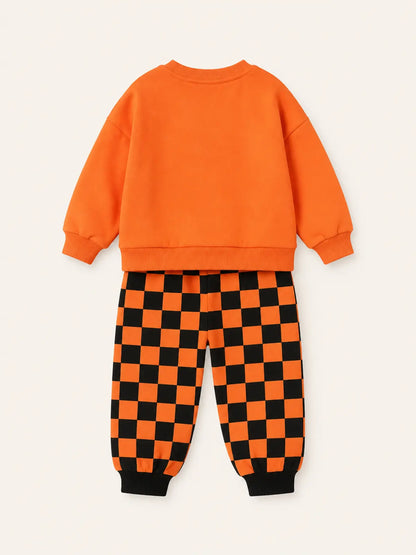 Kids’ Jack-O’-Lantern Halloween Costume Set