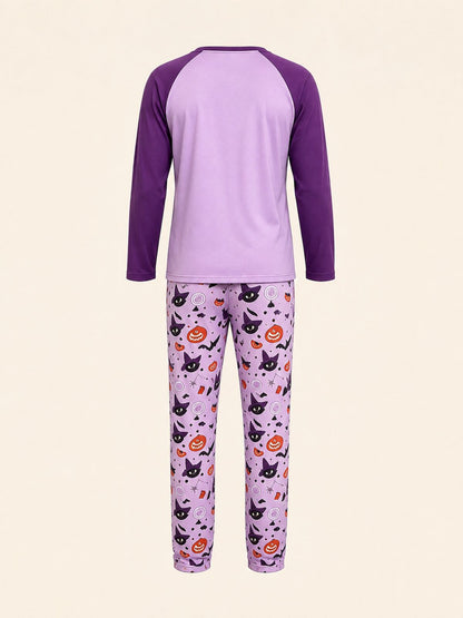 Unisex Halloween Matching Pajama Set, Spooky Home Sleepwear