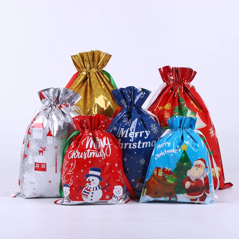 🎄Christmas Sales 49% OFF-🎁Drawstring Christmas Gift Bags (Biodegradable)