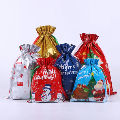 🎄Christmas Sales 49% OFF-🎁Drawstring Christmas Gift Bags (Biodegradable)