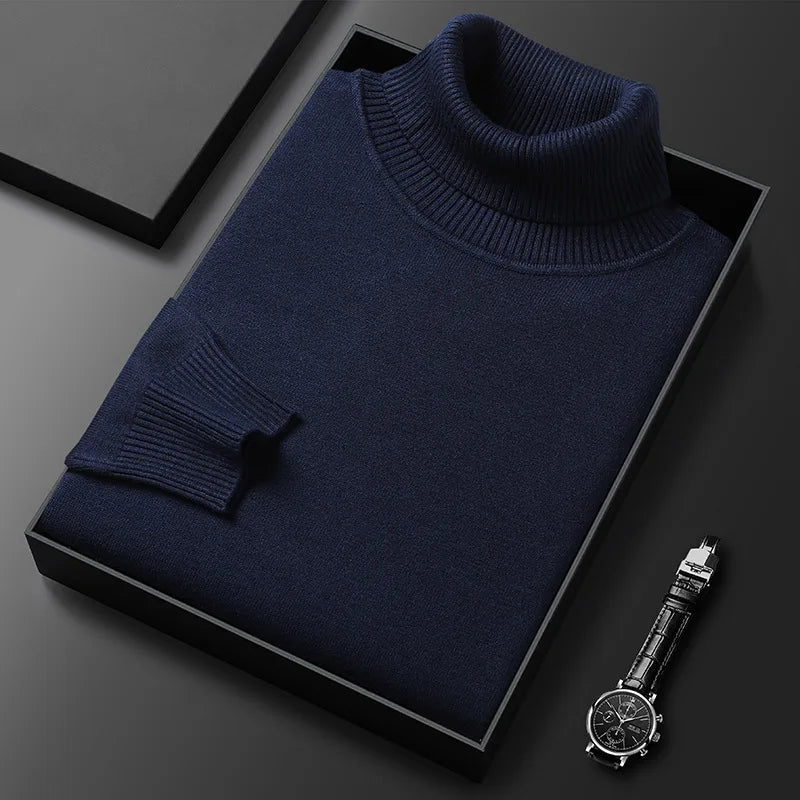 Cashmere blend turtleneck sweater