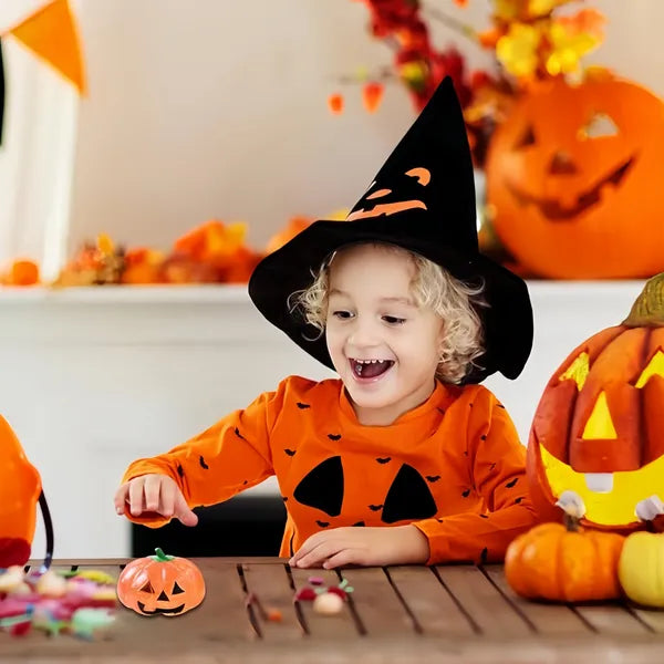 🎃 Glitter Pumpkin Squishy Fidget Toy 2‑in‑1 Halloween Desktop Decoration