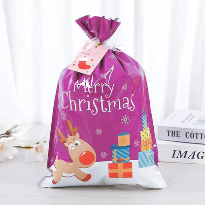 🎄Christmas Sales 49% OFF-🎁Drawstring Christmas Gift Bags (Biodegradable)