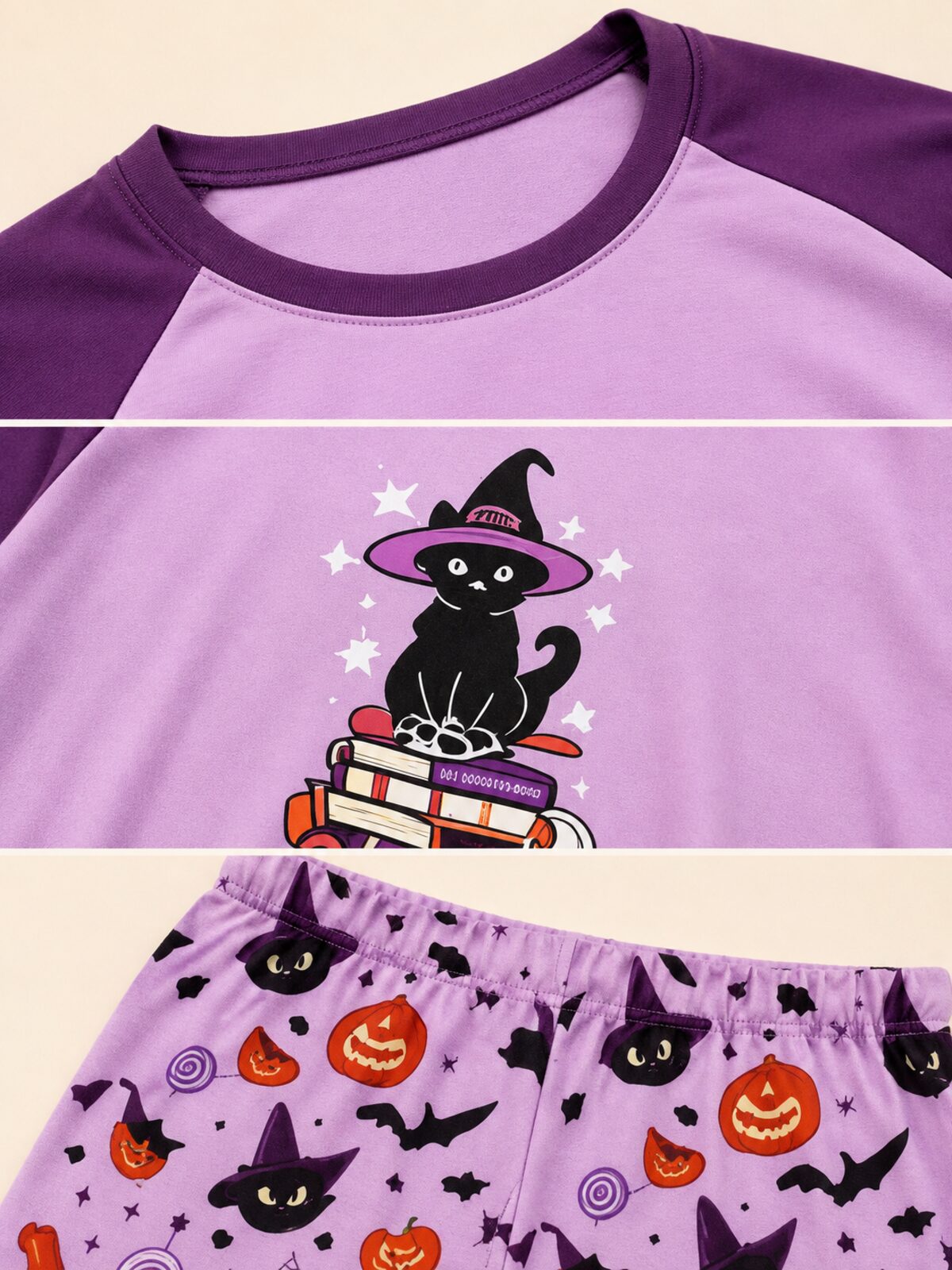Unisex Halloween Matching Pajama Set, Spooky Home Sleepwear