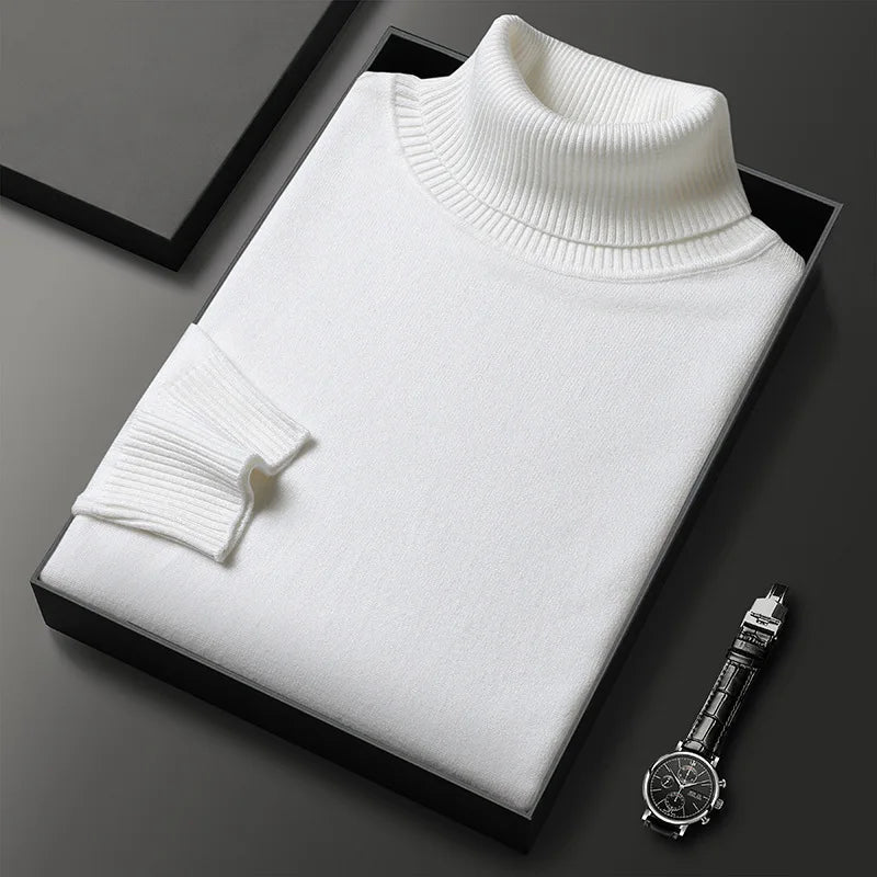 Cashmere blend turtleneck sweater