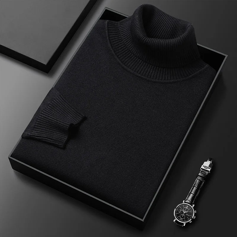 Cashmere blend turtleneck sweater