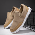 Mesh slip-on walking sneakers with orthopedic insole