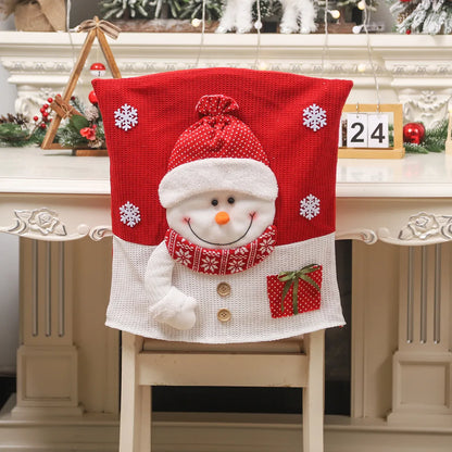 💥Cute Christmas Themed Chair Cover🎄