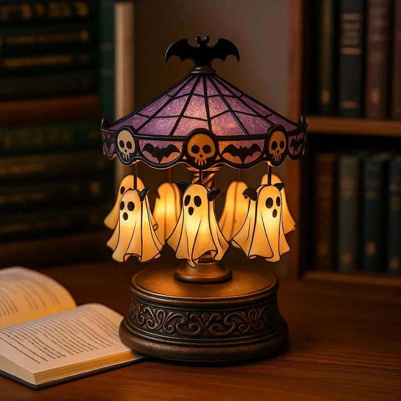 💥🏆Ghost Carousel Lights - Halloween Limited Edition