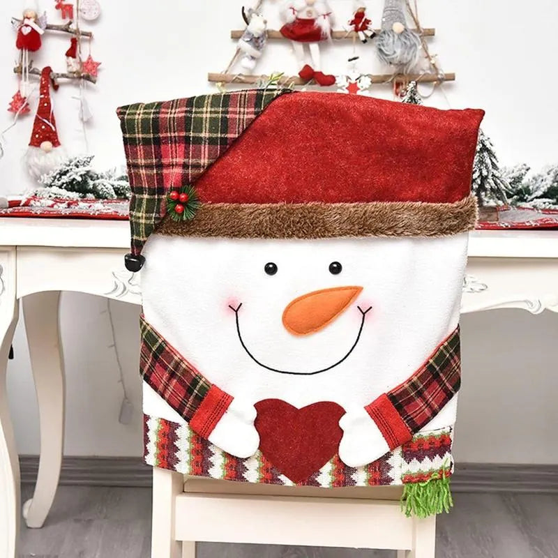 💥Cute Christmas Themed Chair Cover🎄