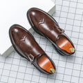 Genuine leather brogue dress shoes