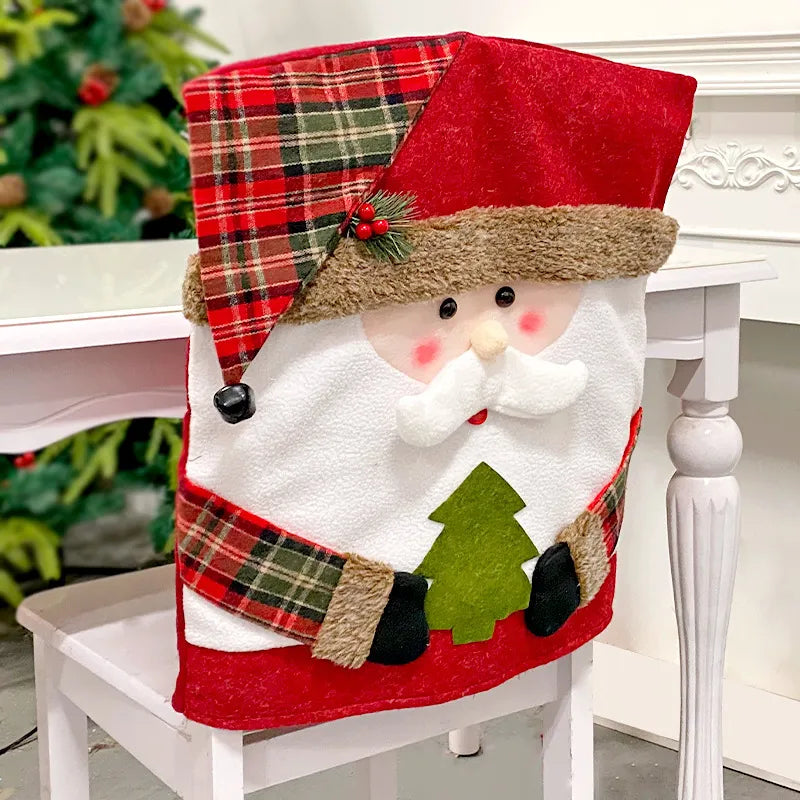 💥Cute Christmas Themed Chair Cover🎄