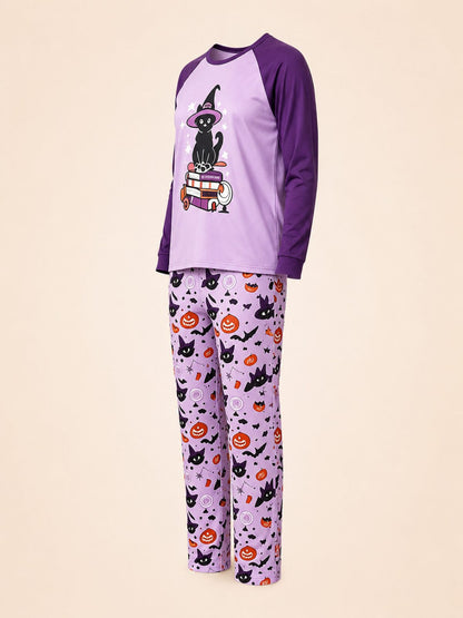 Unisex Halloween Matching Pajama Set, Spooky Home Sleepwear